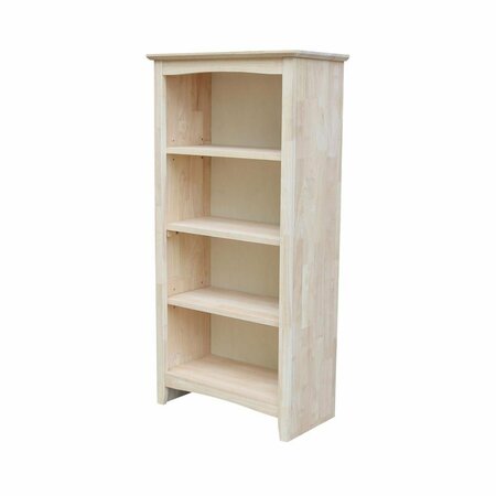INTERNATIONAL CONCEPTS 48 in. Shaker Bookcase SH-24248A